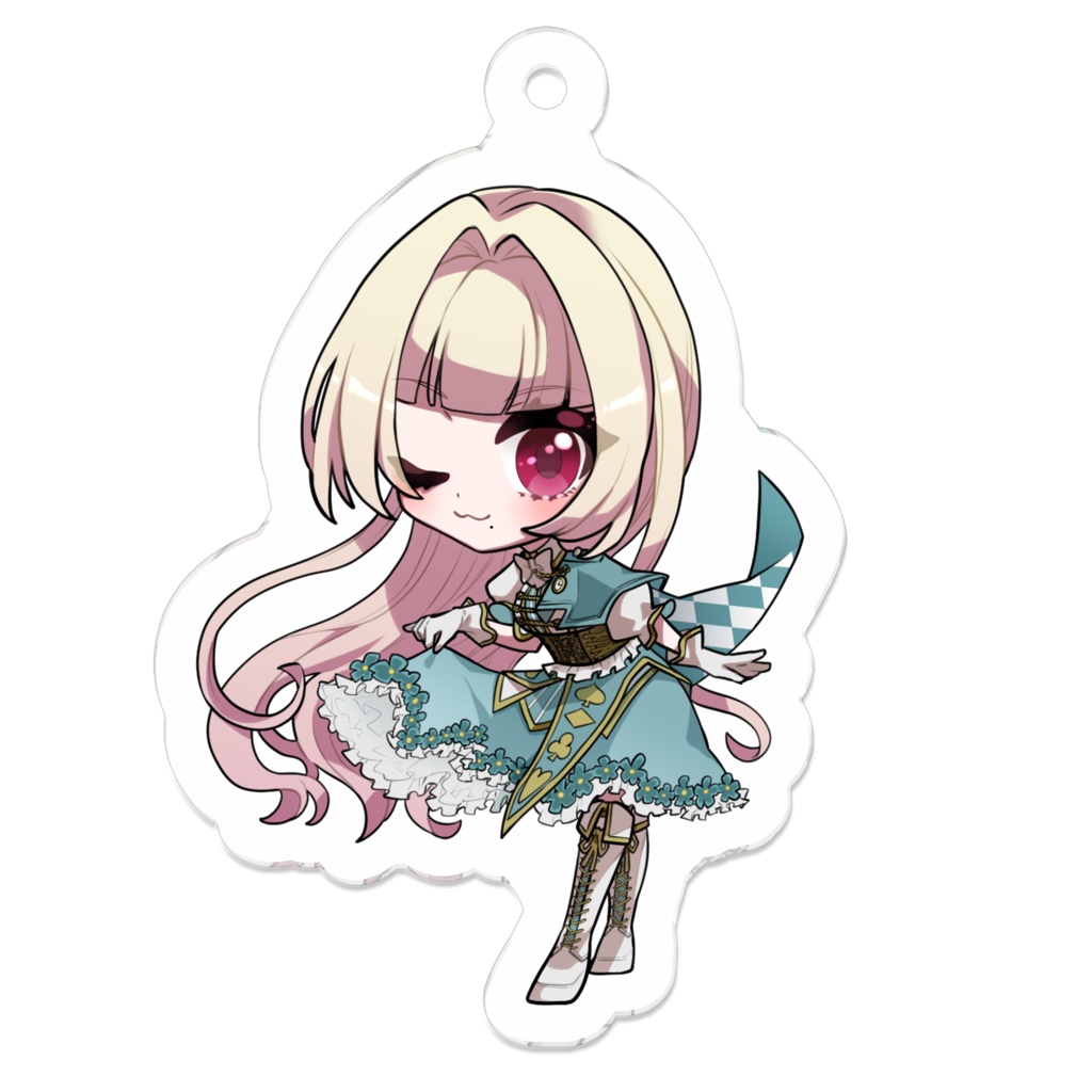 むぎのデフォルメアクキー ver2