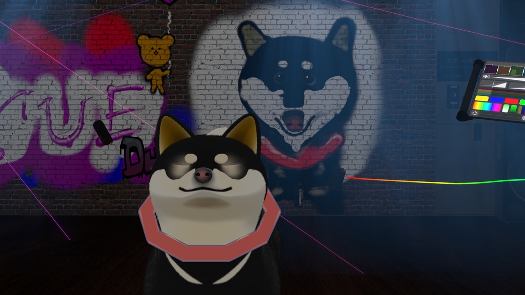 【無料】オーディオリンクで光る首輪【犬向け】