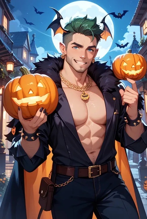 ハロウィンの男