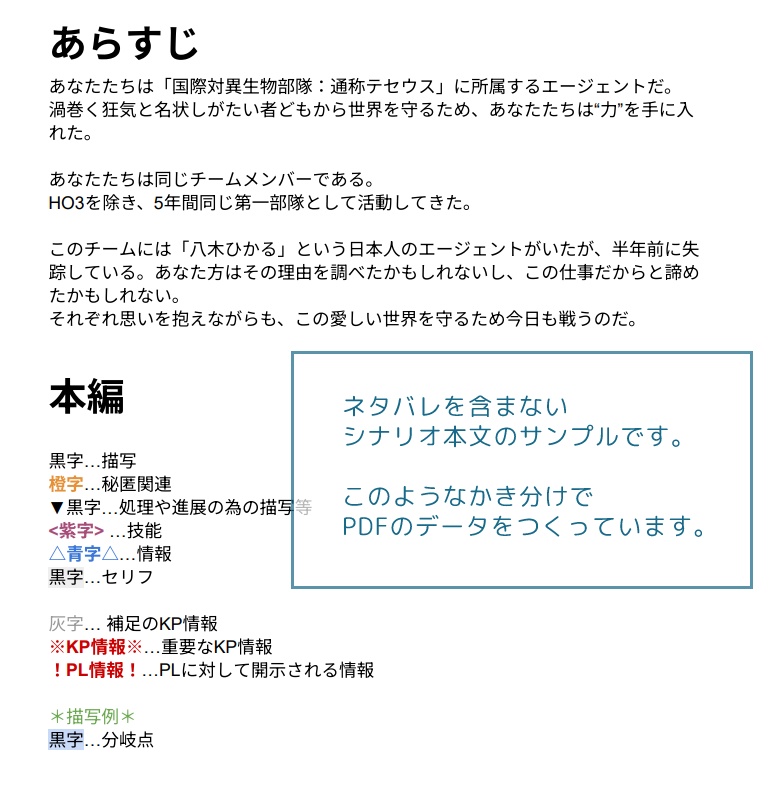 6版CoCシナリオ【THESEUS】