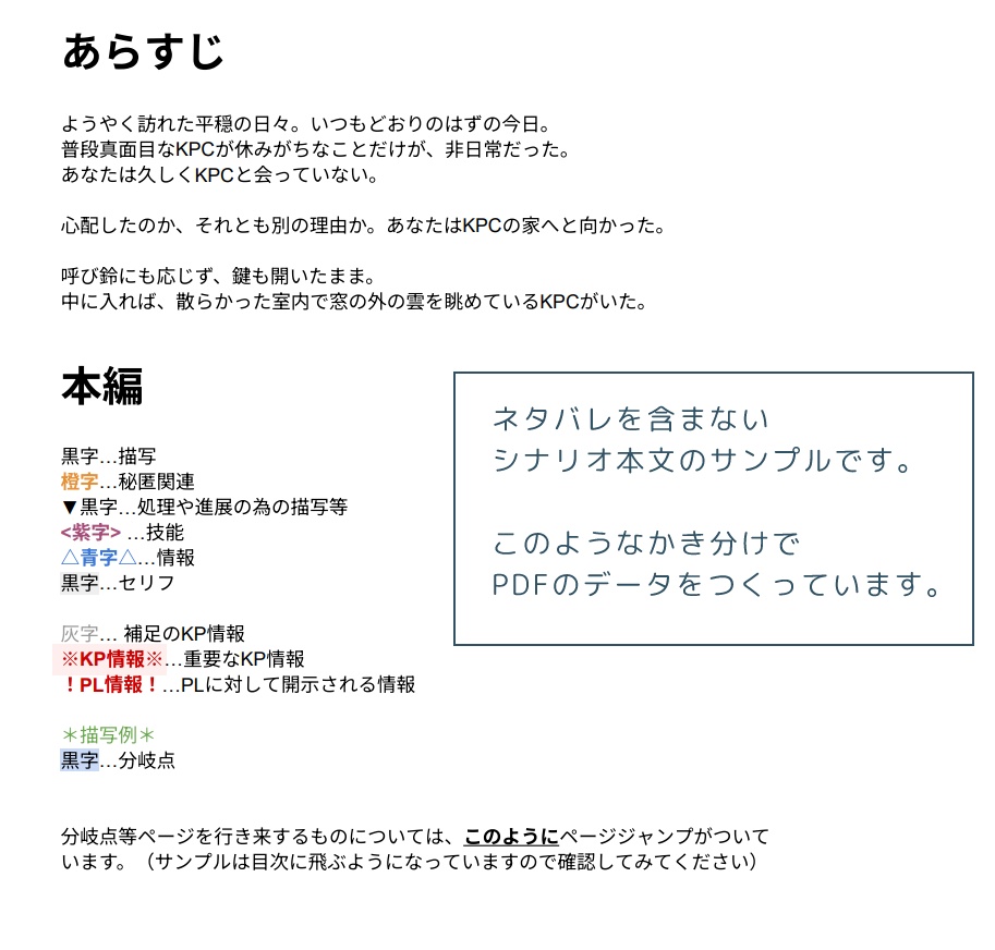 非公式6版CoCシナリオ【SILLAGE】 SPLL:E190239