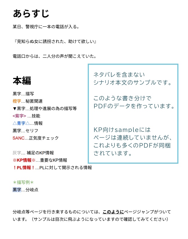 非公式6版CoCシナリオ【一寸先の生】 SPLL:E186019