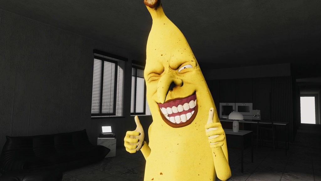 バナナ星人/FreakyBanana - Face Tracking Add-on + Mobile compatibility