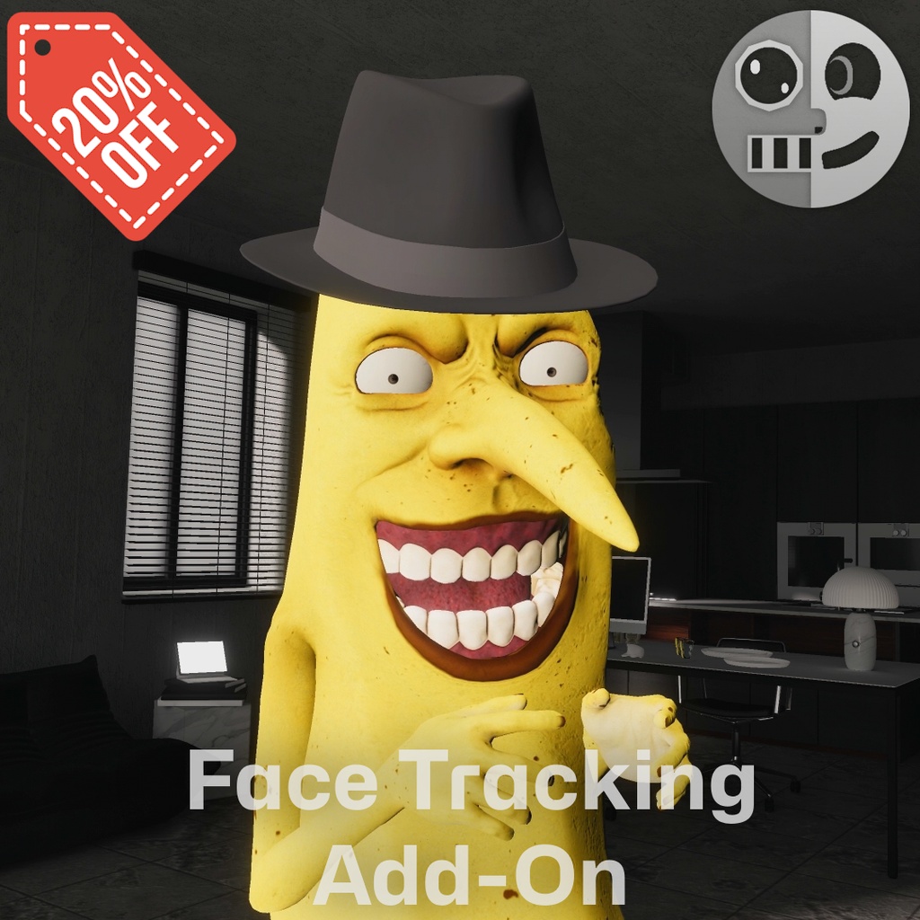 バナナ星人/FreakyBanana - Face Tracking Add-on + Mobile compatibility (20% Off)
