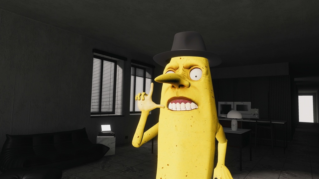 バナナ星人/FreakyBanana - Face Tracking Add-on + Mobile compatibility