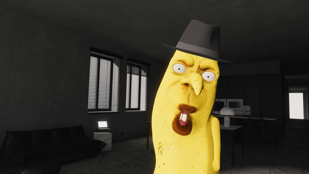 バナナ星人/FreakyBanana - Face Tracking Add-on + Mobile compatibility