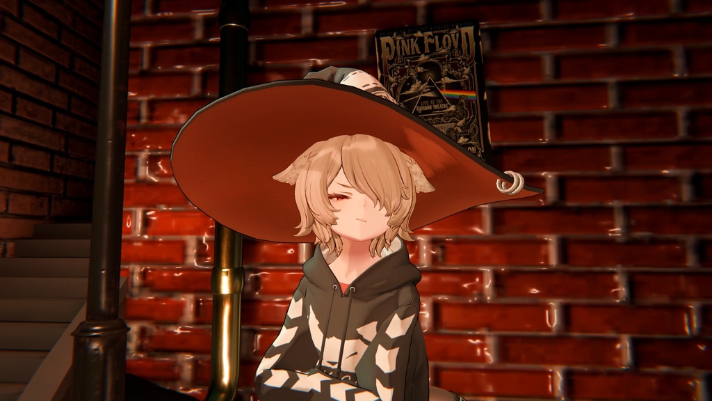 Dark Cat Witch - Face Tracking Add-on