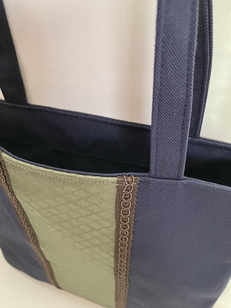 瑞屋×繭結コラボ作品 折りマチトートバッグ×水引チャーム