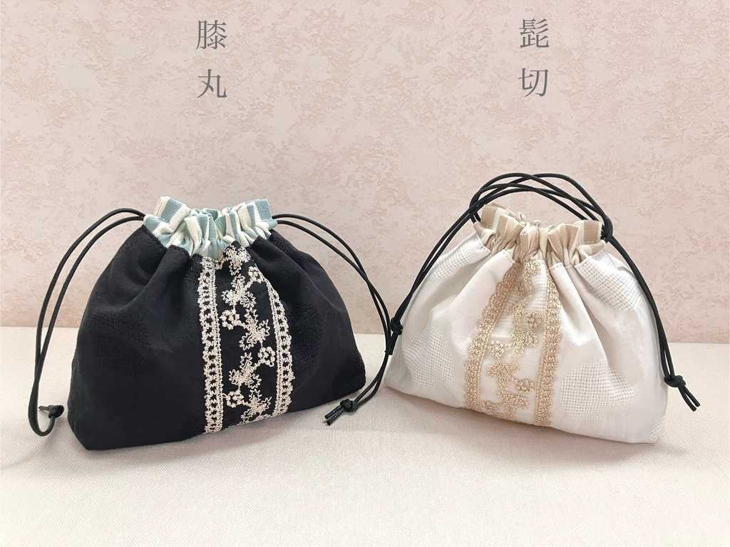 ミニ巾着ポーチ