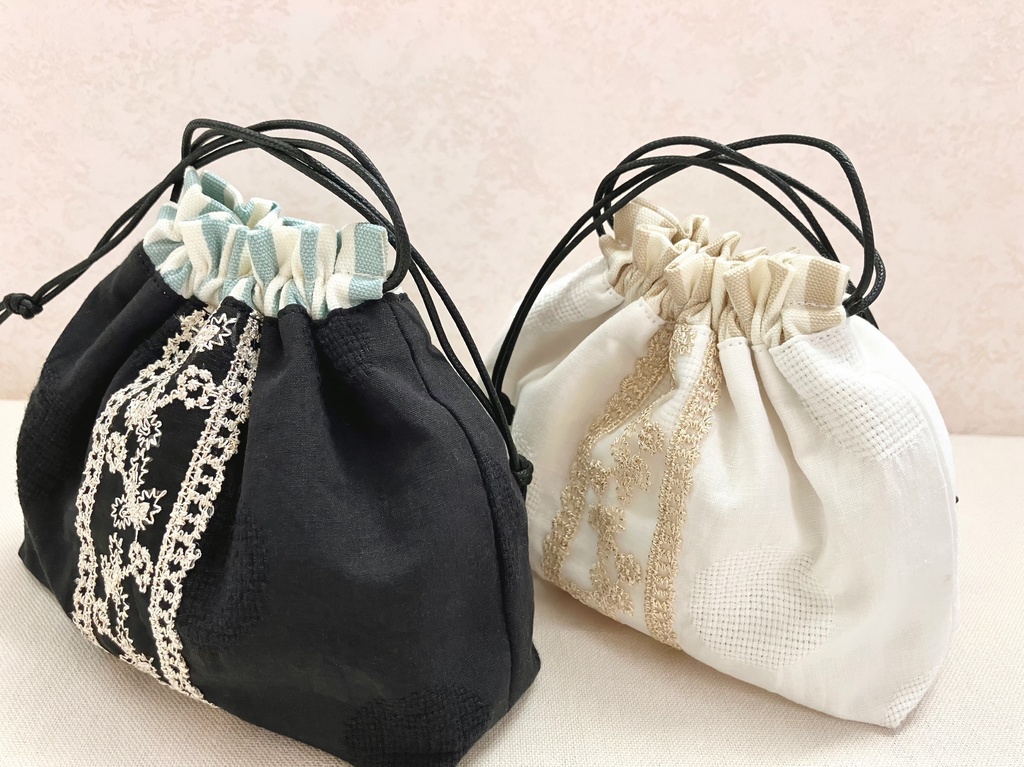 ミニ巾着ポーチ