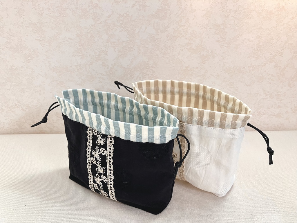 ミニ巾着ポーチ