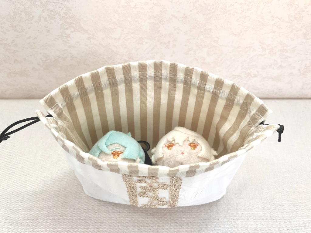 ミニ巾着ポーチ