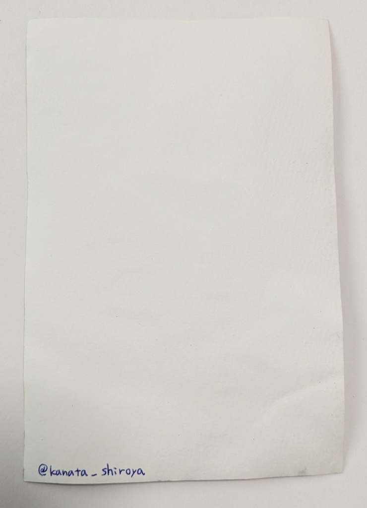 アナログ原画(アサギ)