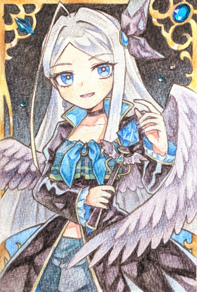 アナログ原画（アサギ）