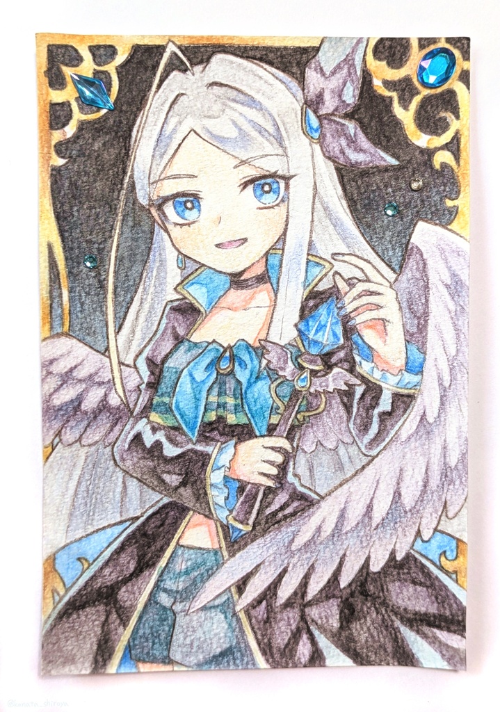 アナログ原画(アサギ)