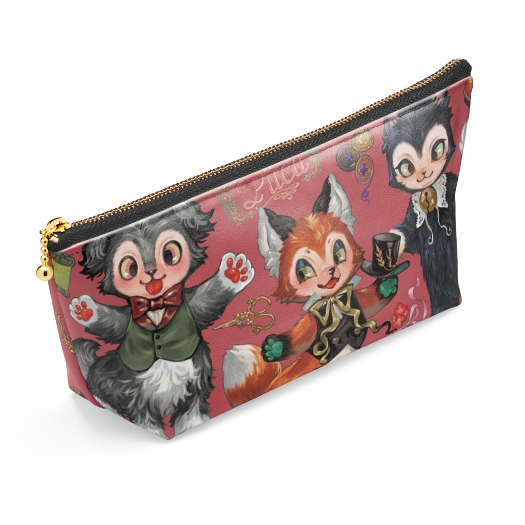 【FluffyPuca】ポーチ‐パターン柄‐