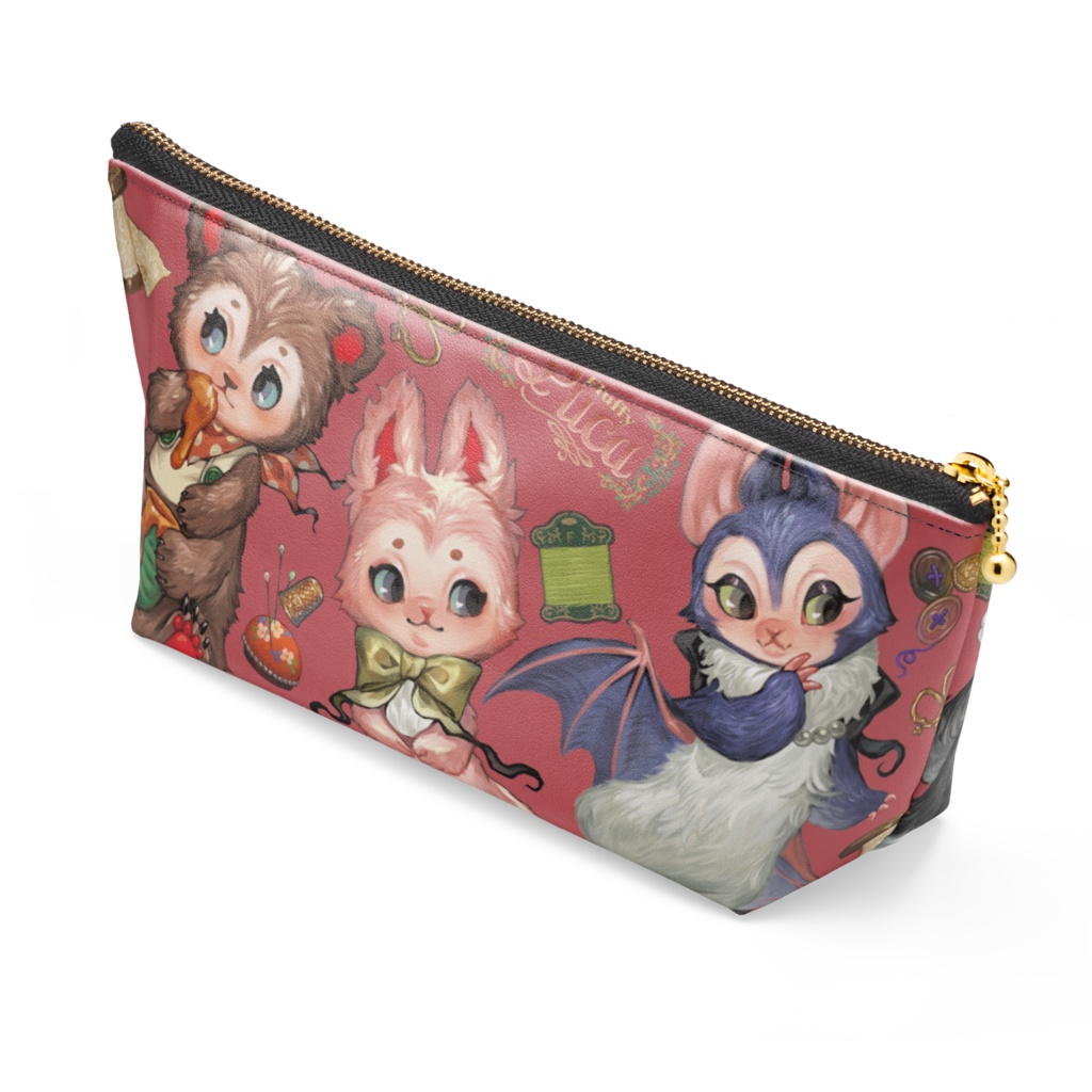 【FluffyPuca】ポーチ‐パターン柄‐