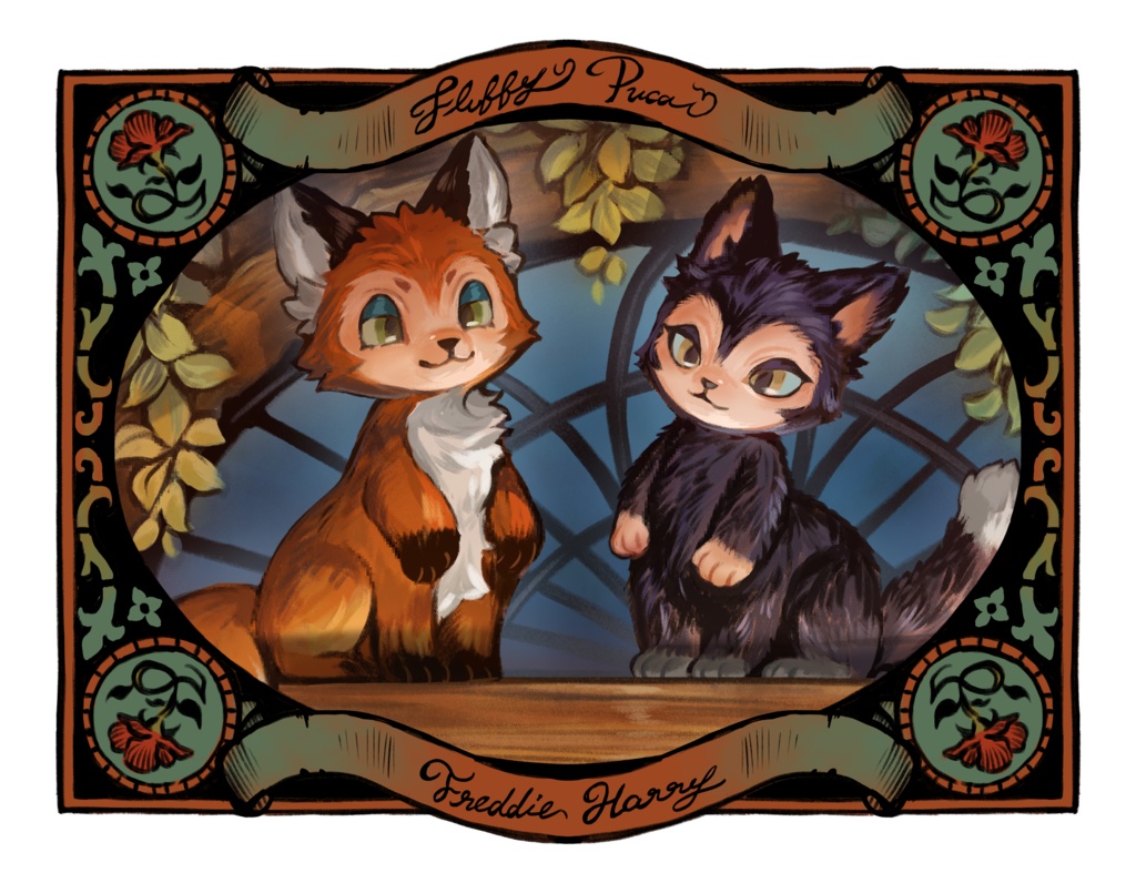 【FluffyPuca】トートバッグL‐コンセプトアート‐