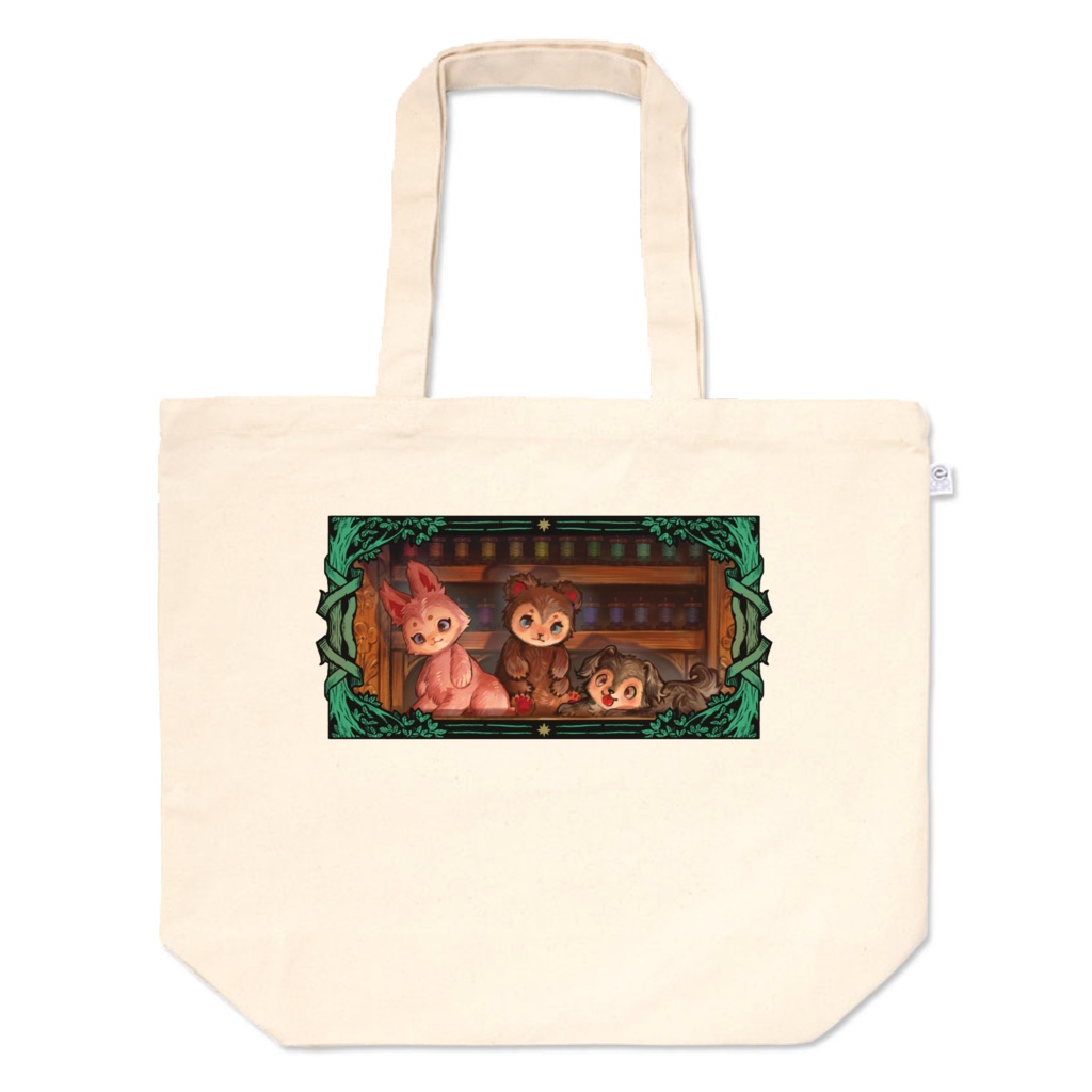 【FluffyPuca】トートバッグL‐コンセプトアート‐