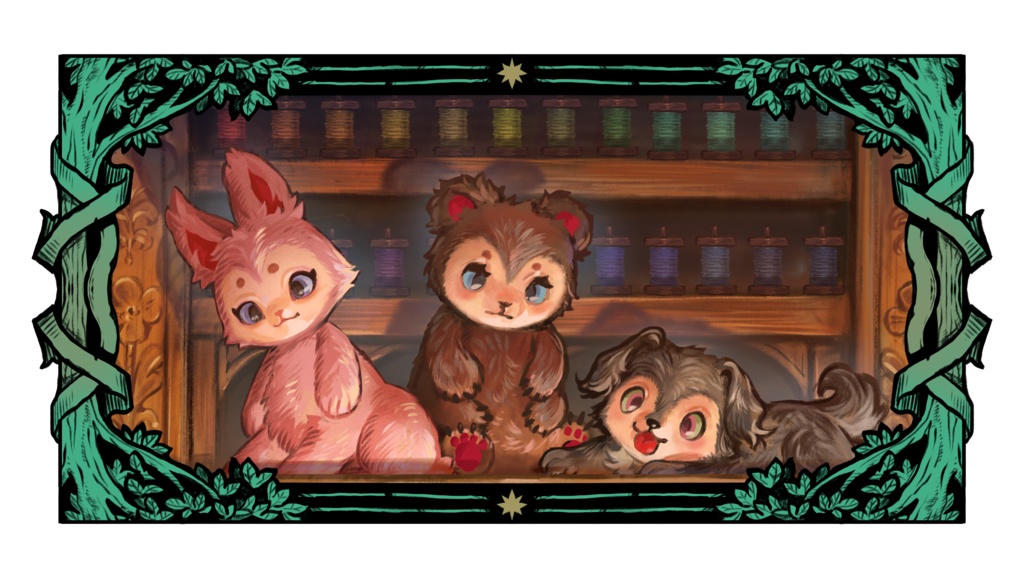 【FluffyPuca】トートバッグL‐コンセプトアート‐