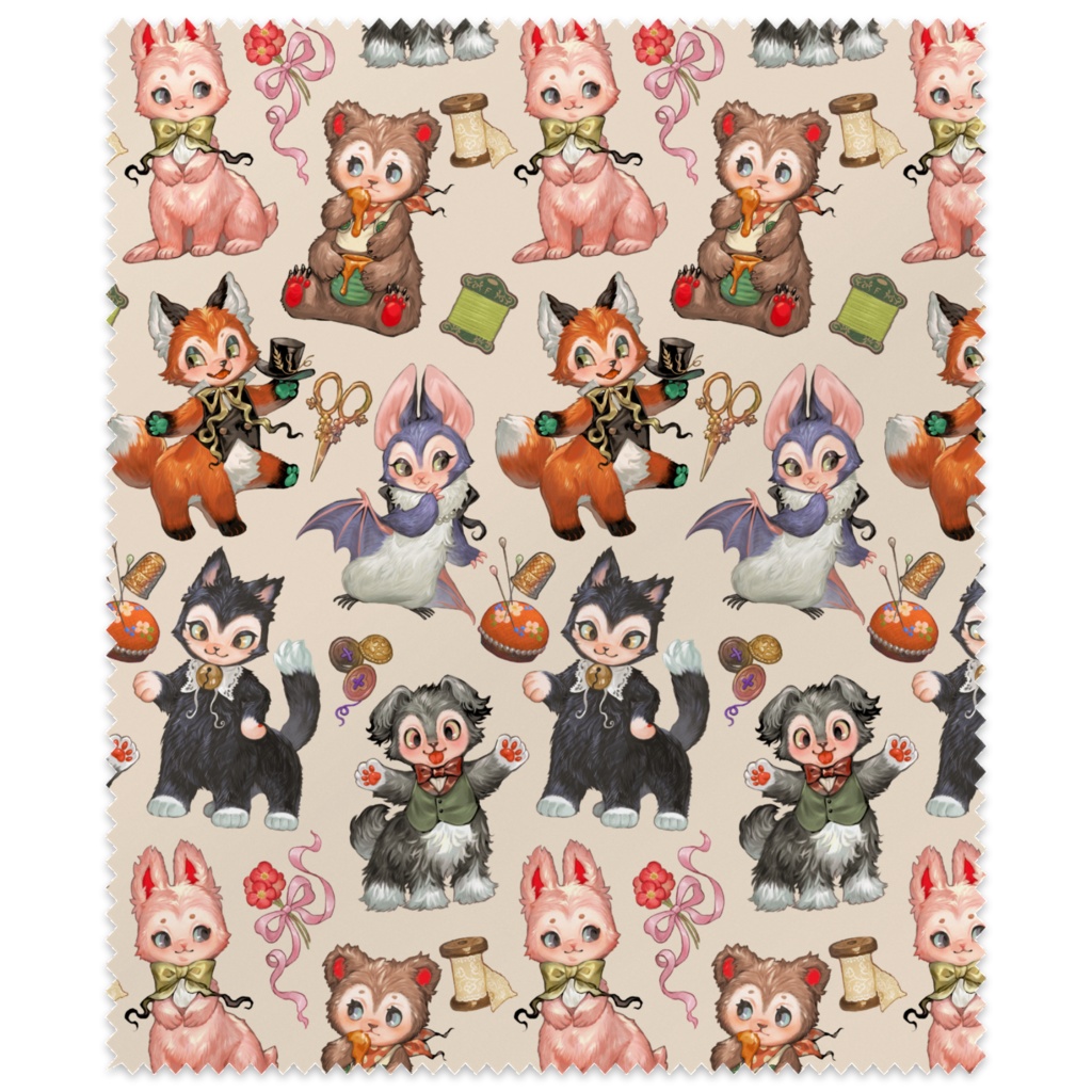 【FluffyPuca】メガネ拭き‐パターン柄‐