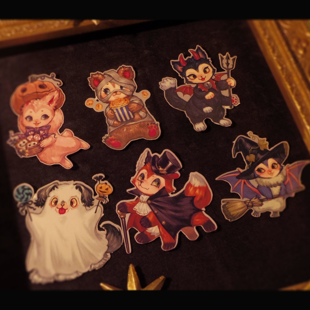 【FluffyPuca】ステッカー ‐Halloween Puca‐