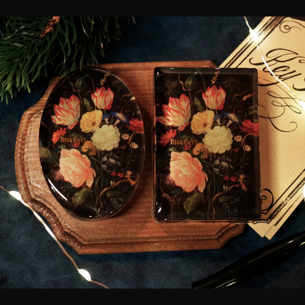 ペーパーウェイト-花柄-