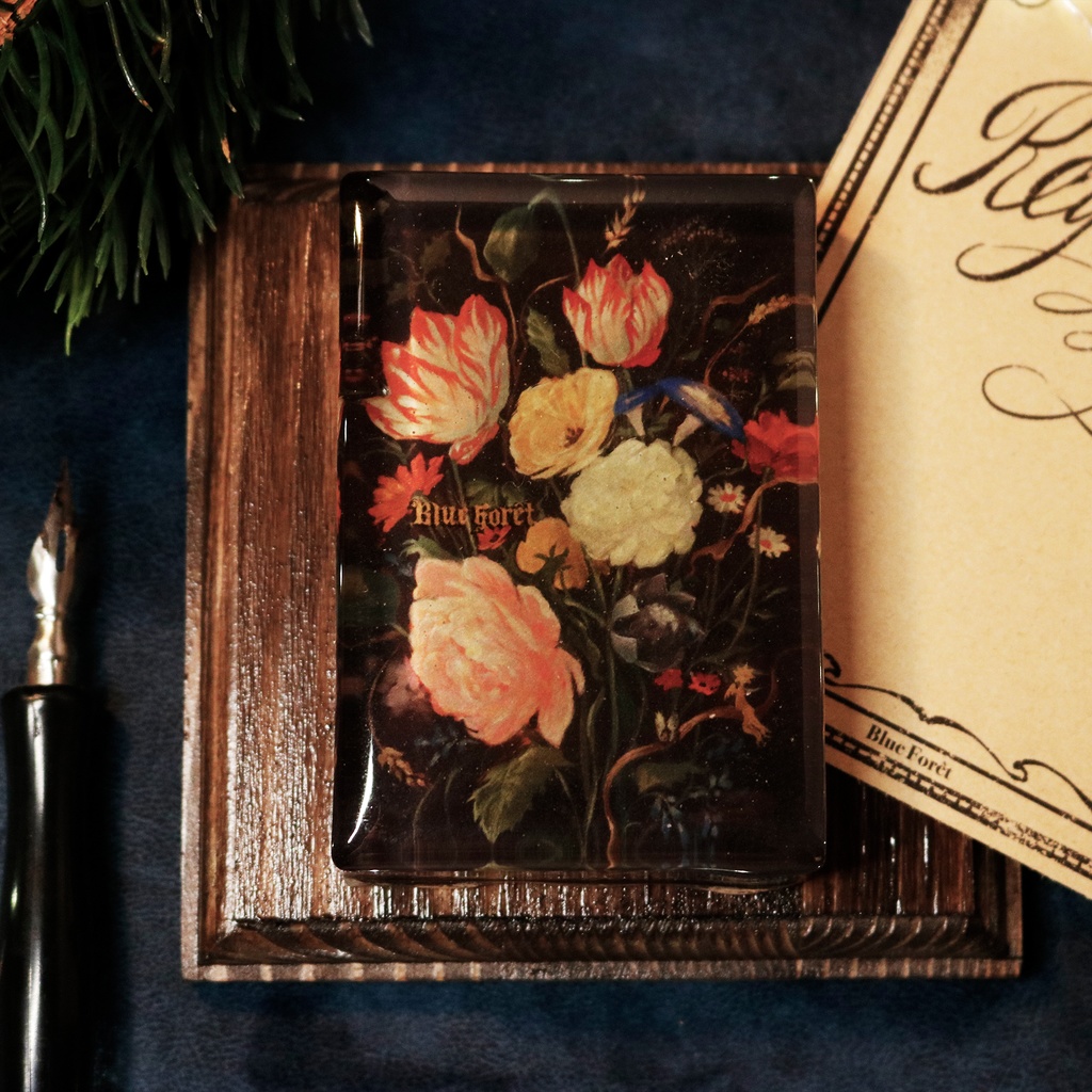 ペーパーウェイト-花柄-