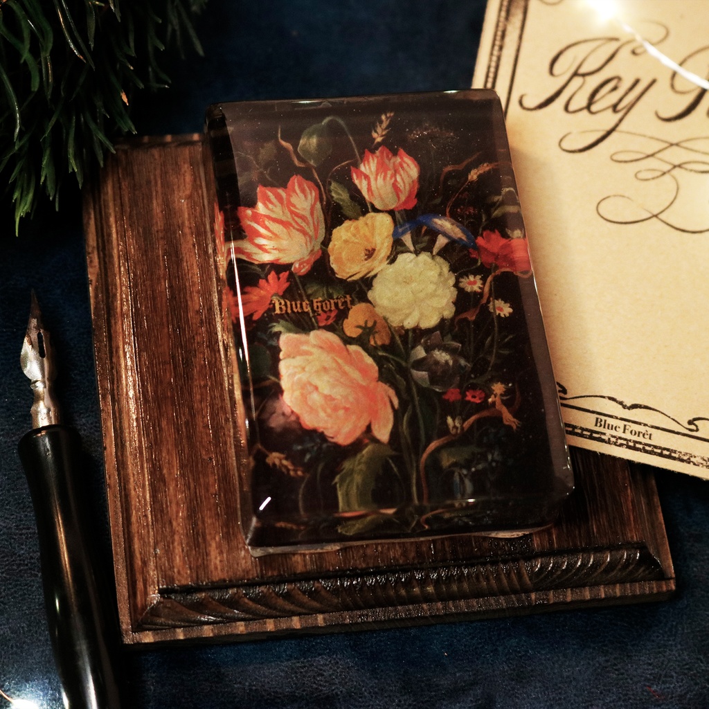 ペーパーウェイト-花柄-