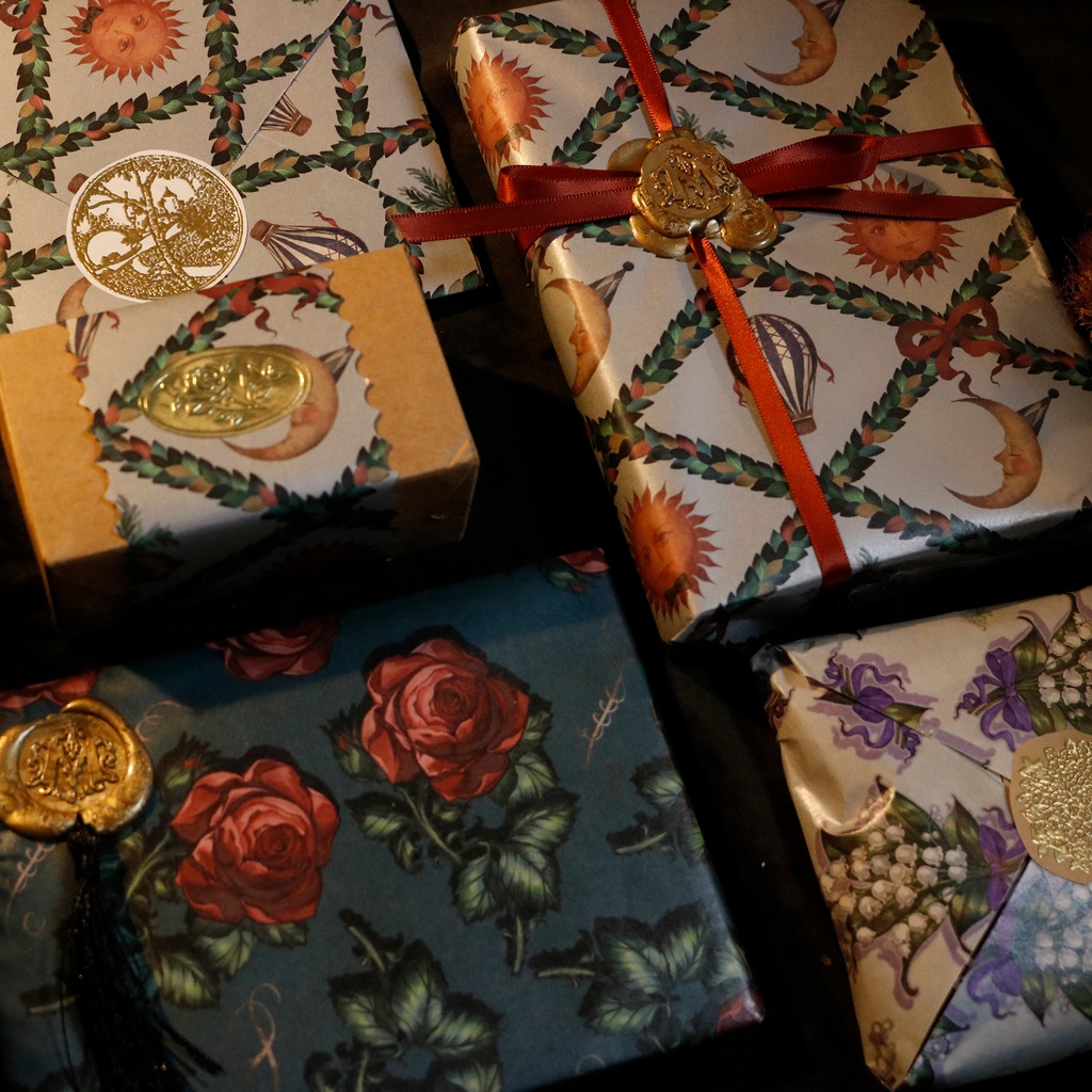 デザインペーパー-バラ-