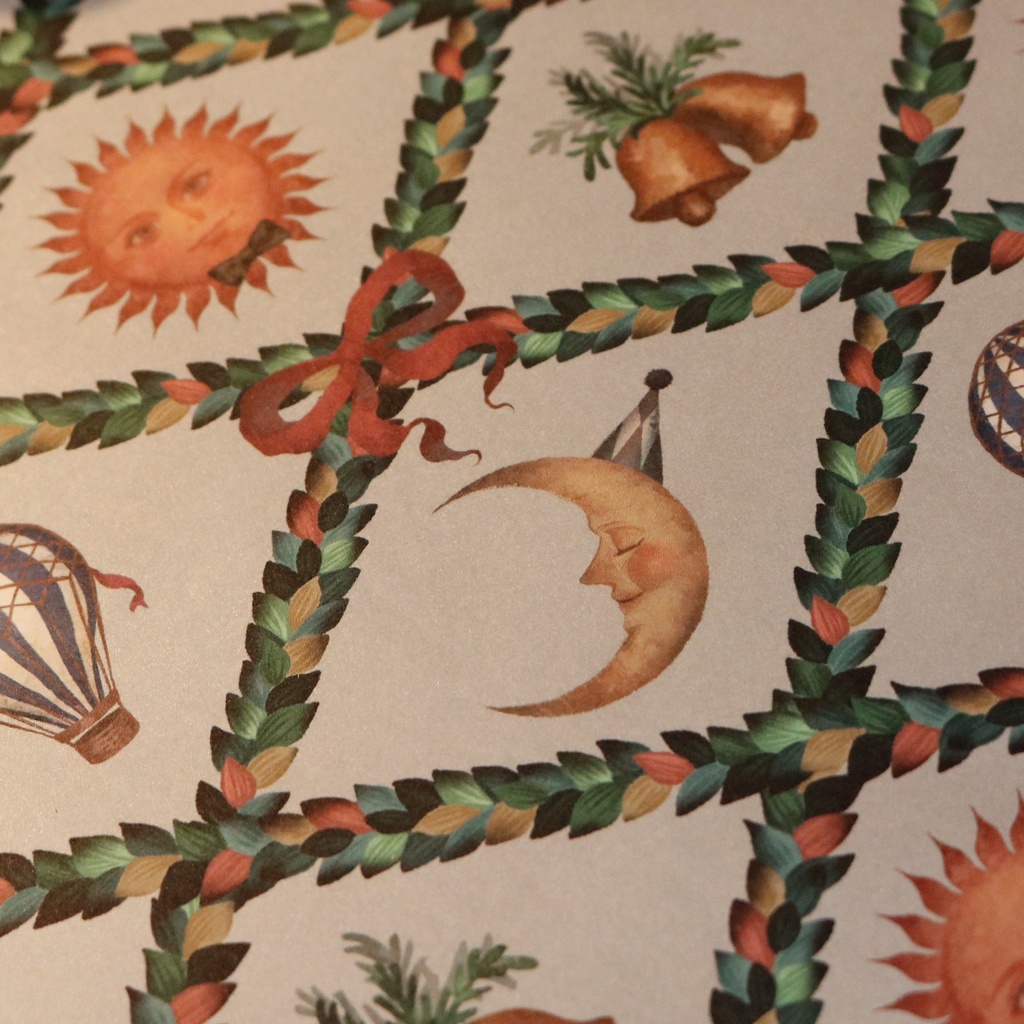 デザインペーパー-クリスマスオーナメント 01-