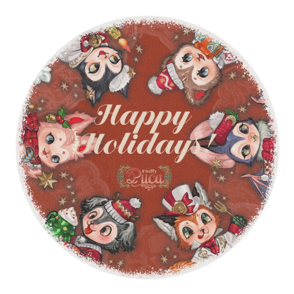 【FluffyPuca】マスキングテープ ‐Christmas Puca‐