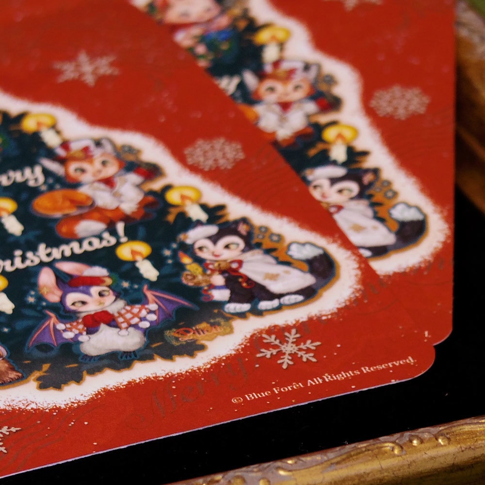 【FluffyPuca】ポストカード ‐Christmas Puca‐