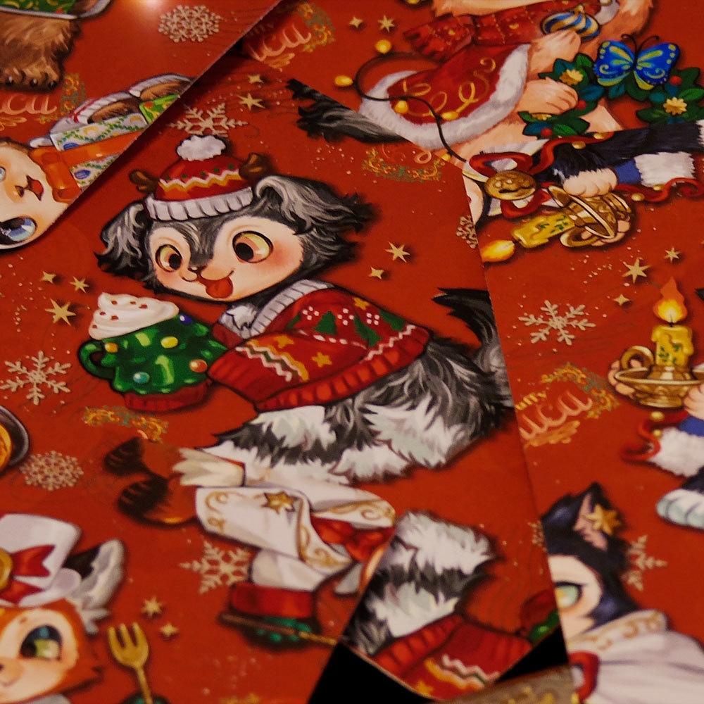 【FluffyPuca】ポストカード ‐Christmas Puca‐
