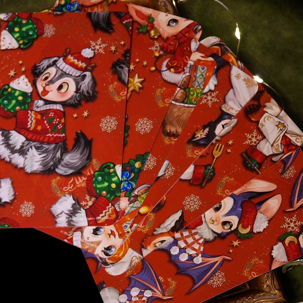 【FluffyPuca】ポストカード ‐Christmas Puca‐