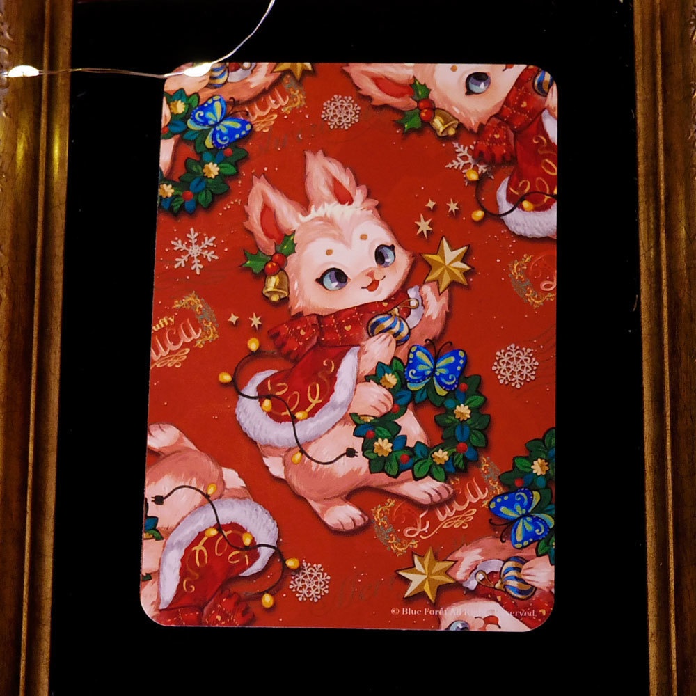 【FluffyPuca】ポストカード ‐Christmas Puca‐