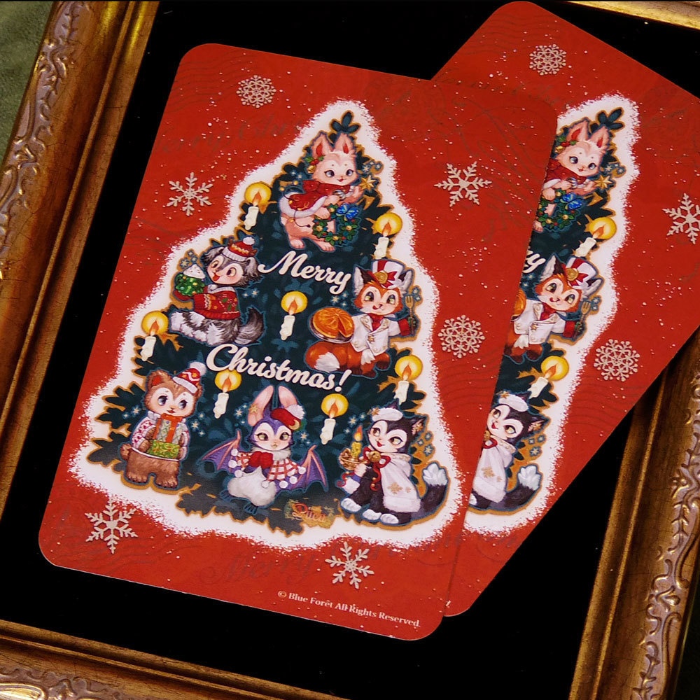 【FluffyPuca】ポストカード ‐Christmas Puca‐