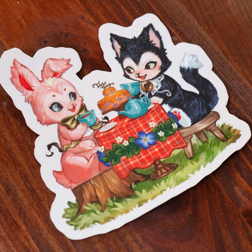 【FluffyPuca】ステッカーシール ‐everyday life‐