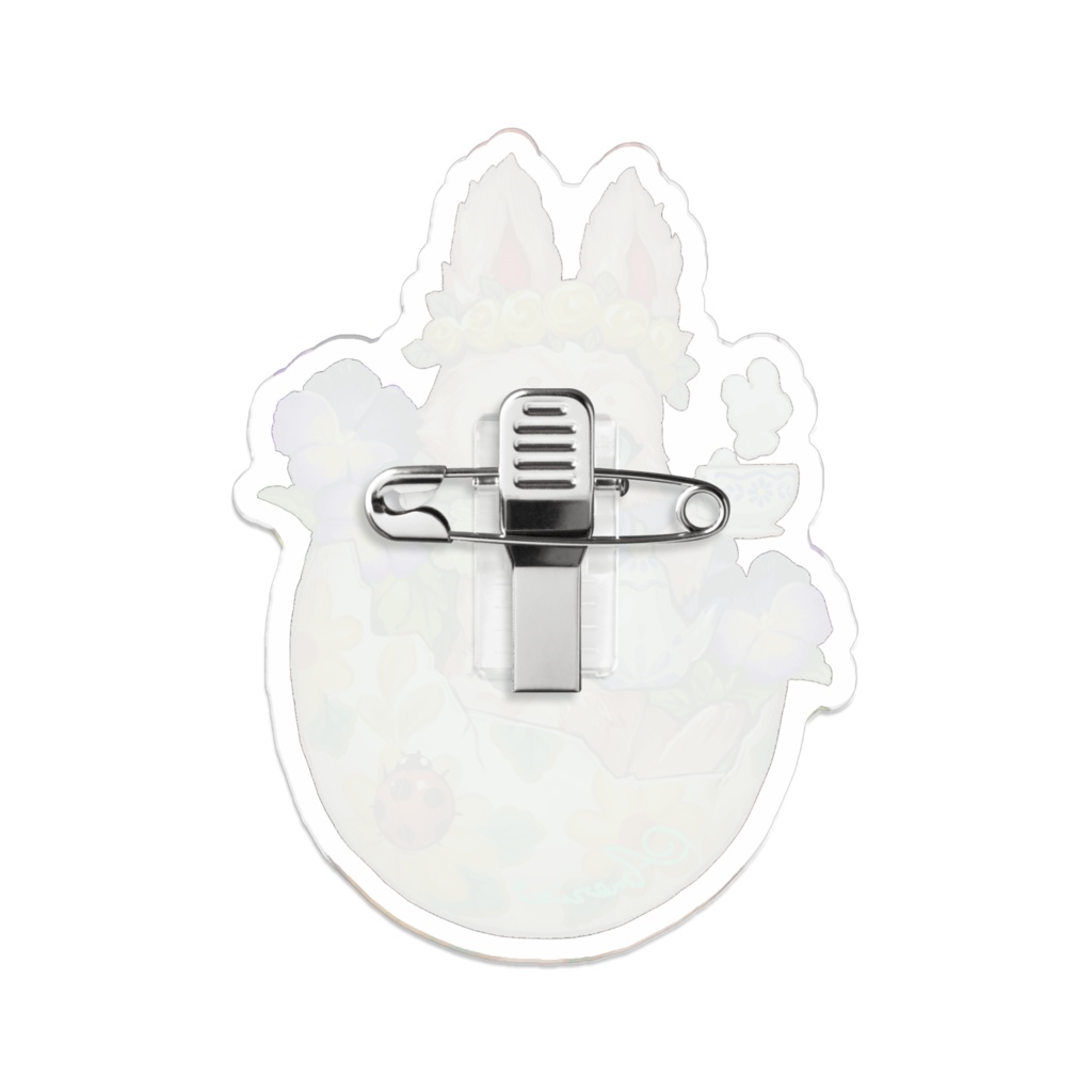 【FluffyPuca】アクリルバッジ ‐Happy Easter‐