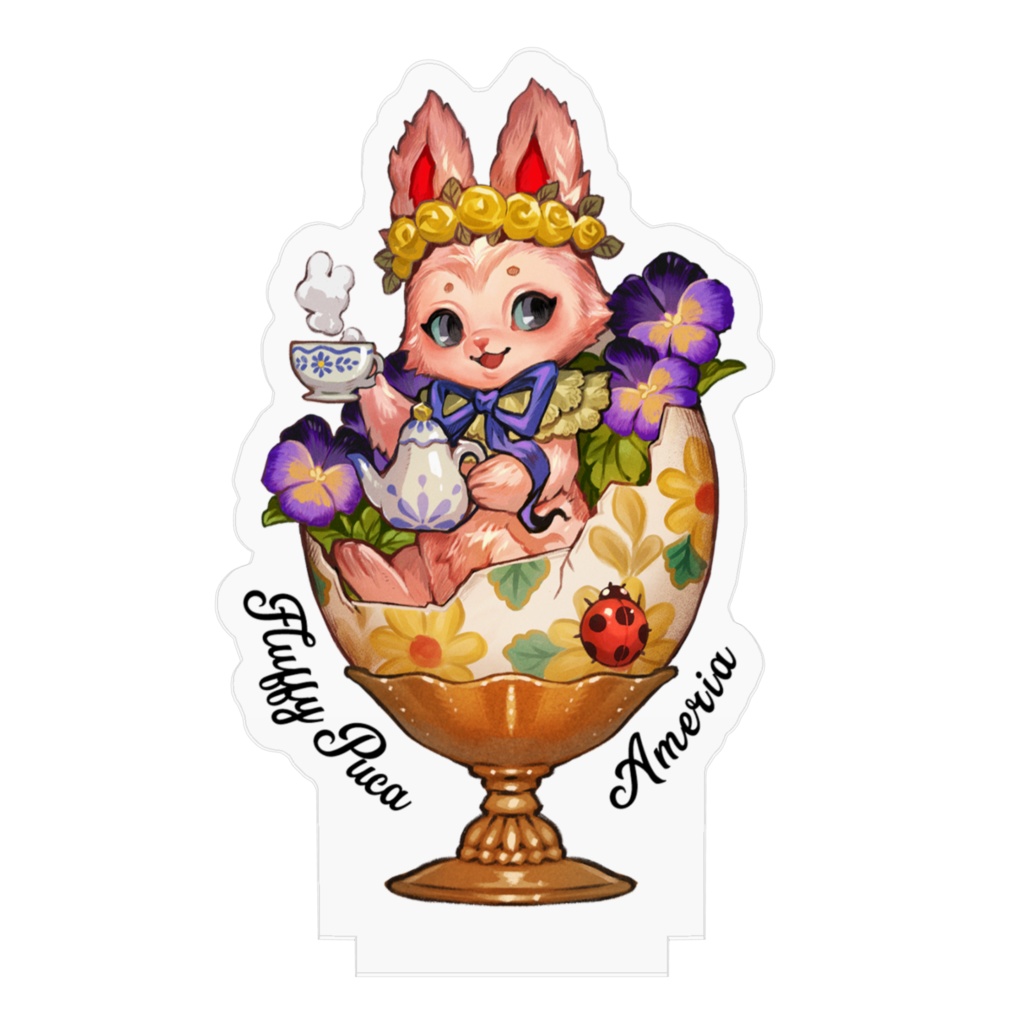 【FluffyPuca】アクリルフィギュア ‐Happy Easter‐