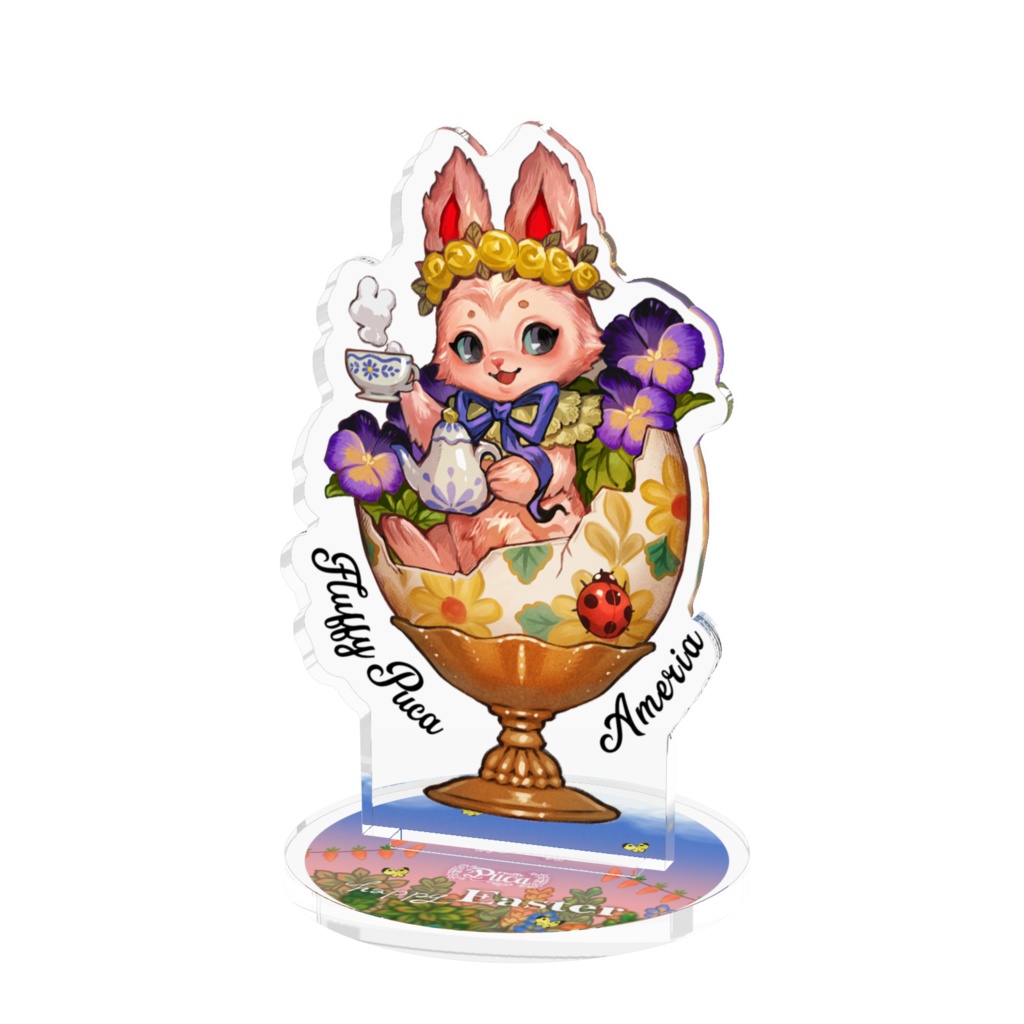 【FluffyPuca】アクリルフィギュア ‐Happy Easter‐