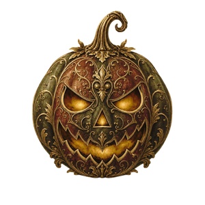 ゴシックハロウィンクリップアートセット
