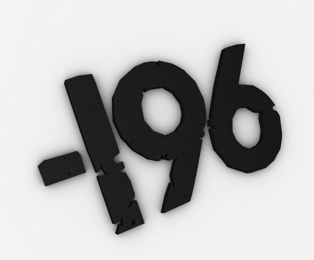 【無料】196数字アクセサリー