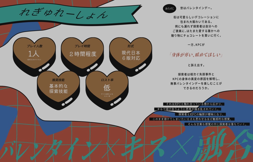 クトゥルフ神話TRPG『チョコレートミルクに溶けて』SPLL:E191666