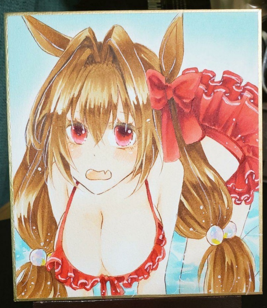 小色紙＊ダイワスカーレット
