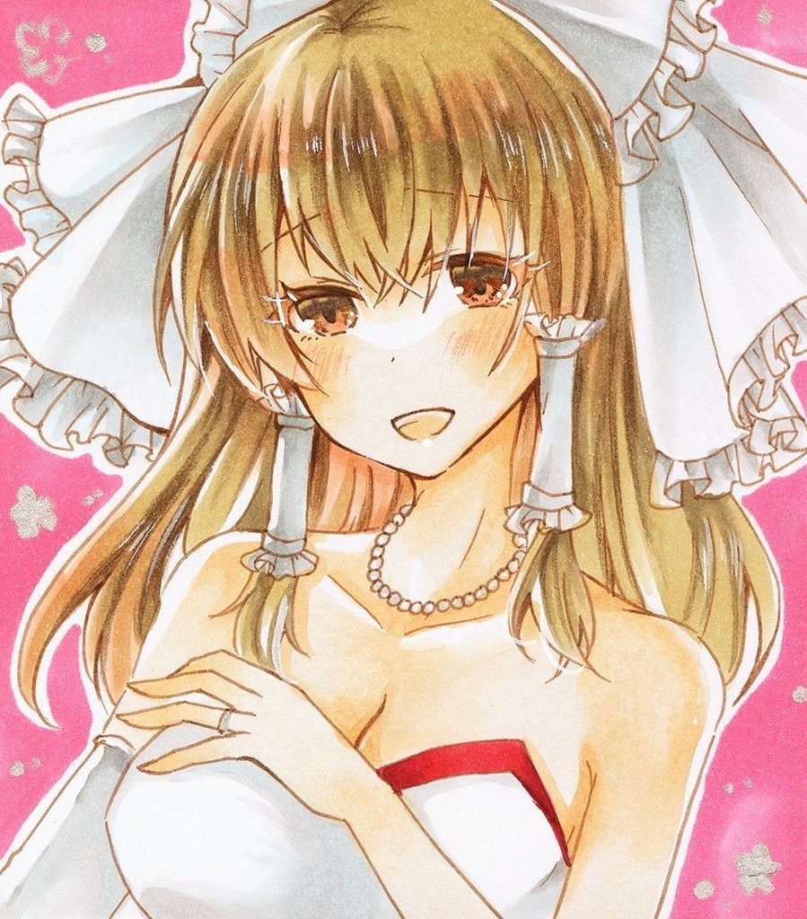 自作手描きイラスト 小色紙