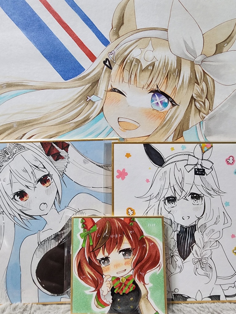 ウマ娘色紙