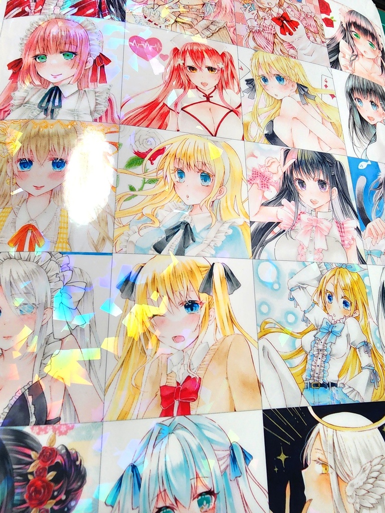 女の子シール