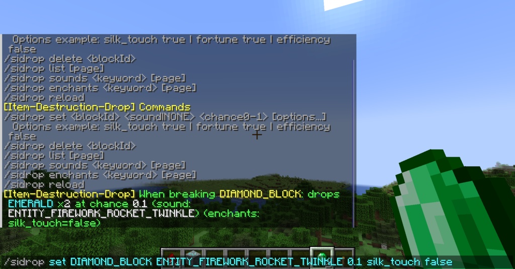 IDrop -Item Destruction Drop-