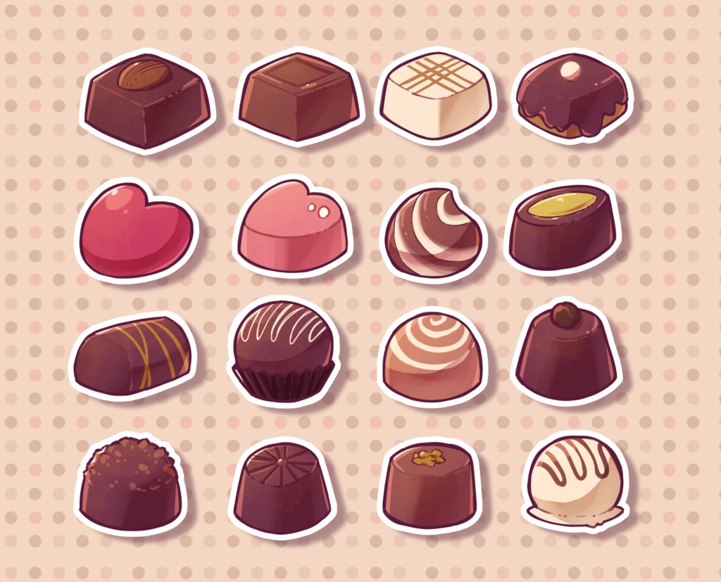 チョコレート【イラスト素材】